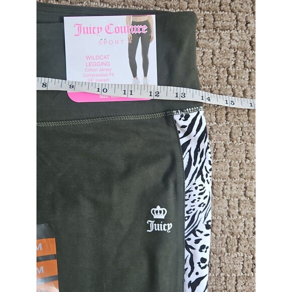 NWT Juicy Couture Sport ~ Wildcat Leggings ~ Cotton ~ Compression ~ SZ MEDIUM - Picture 9 of 10